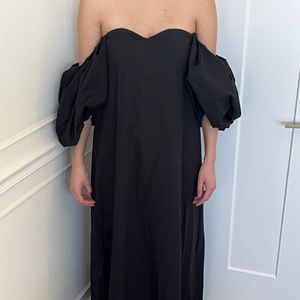 Puff Sleeve Maxi Dress